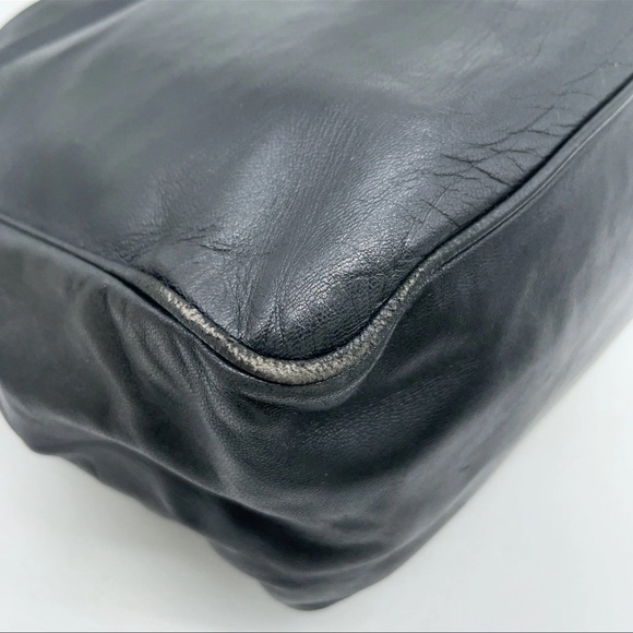 LOEWE Anagram Leather Navy Tote Bag - Picture 9 of 16